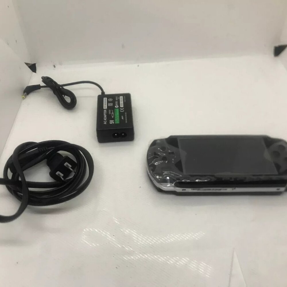 Sony Black Handheld Gaming Console with Accessories modded